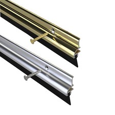 Stormguard Aluminium Draught Excluder Rubber Bottom Door Seal Strip 838mm 914mm
