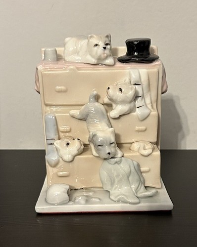 Vintage dogs and dresser - vintage,