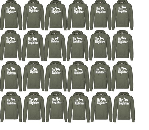 Dog hoody dogfather green - hoody,