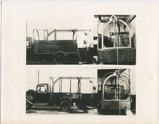 U.S. MILITARY SHOWING STRUCTURE OF HOIST ON 2.50 TON TRUCK. WWII. (8X10 REPRINT)