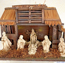 Vintage Nativity Set Italy