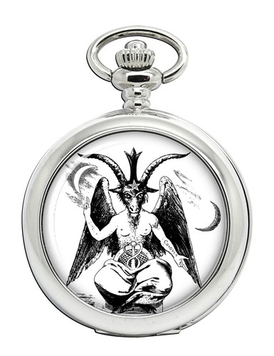 Baphomet satanic pocket - satanic, watch