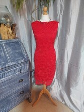 Wallis radiant red lace Dress