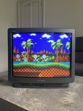 Sony Trinitron KV-21X1U 21" RGB Retro Gaming CRT TV