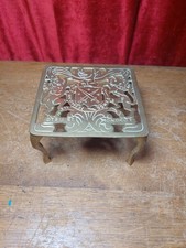 Vintage Brass Trivet British