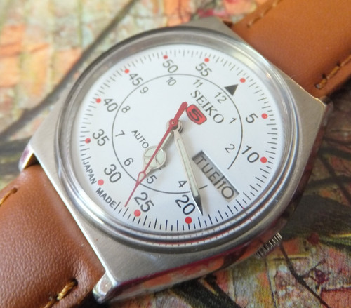 Seiko white fleiger style - seiko, "fleiger
