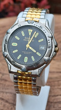 Armitron pro all sport Silver & Gold watch - All working see video clip