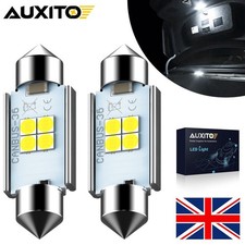 UK 36mm Car Bulbs C5W LED Lights Festoon Interior Sidelight Number Plate Dome UK