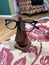 Wooden Carved Glasses Holder