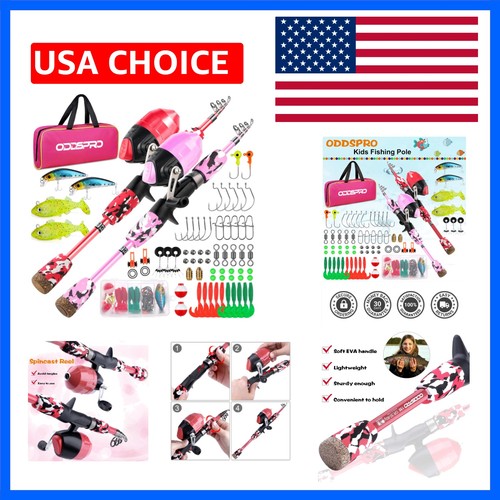 Kids fishing pole portable - fishing,