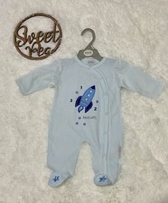 Baby Boy Blue Velour Romany