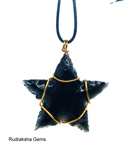Black tourmaline star - tourmaline,