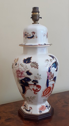 Table lamp mason blue - table, mason's