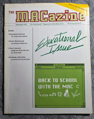 The macazine september 1985 - the,