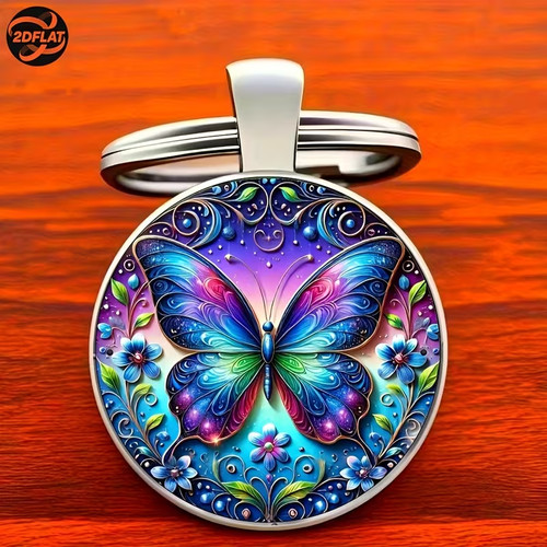Butterfly floral fantasy - butterfly,
