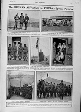 Original Old Antique Print