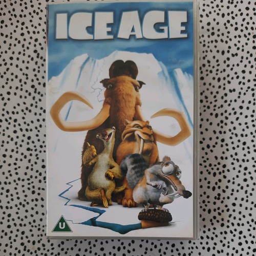 Ice age vhs - tape, white