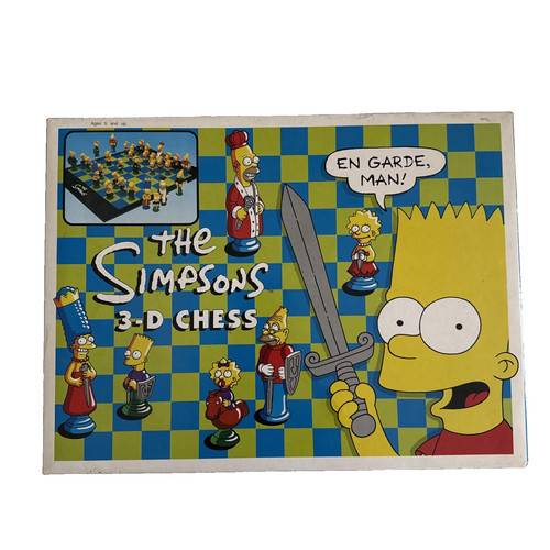The simpsons chess set - simpsons, 3-d