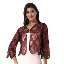 UK Women Hollow Lace Cardigan