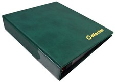 COIN ALBUM FOR 200 COINS 50p £1 £2 pound Olympic COIN FOLDER Collector Green
