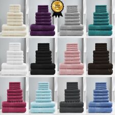 100% EGYPTIAN COTTON TOWEL BALE SET 10 PIECE FACE HAND BATHROOM TORONTO TOWELS