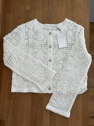 Zara crochet knit cardigan - crochet,