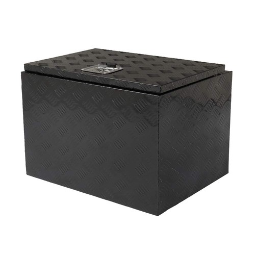 Black heavy duty aluminum - black,