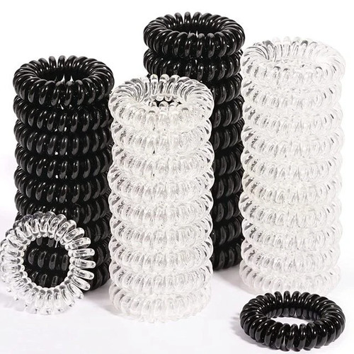 Hair bobbles spiral coil - spiral,