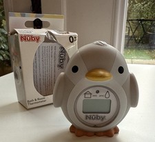 Nuby Penguin Baby Bath Thermometer - Digital Thermometer - USED