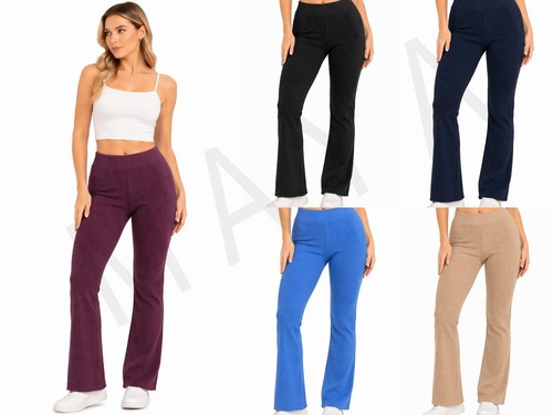 Women bootleg trousers - bootleg,