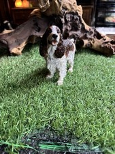 English Springer Spaniel Ornament Figurine Collectible Hand Painted