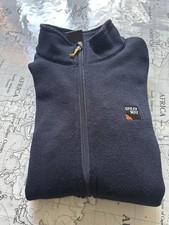 Classic Spray Way Vika Knitted Fleece Jacket, Navy Blue, 14-15yr