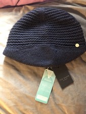 BNWT Ted Baker knitted peak beanie hat one size new
