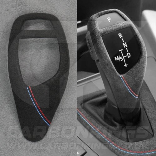 Alcantara gear knob trim - alcantara, bmw