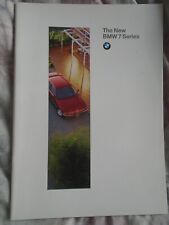 BMW 7 Series Saloon brochure 1994 Ed 2 730i, 740i, 740iL, 750iL