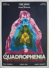 QUADROPHENIA Yugoslavian movie poster The WHO PHIL DANIELS VESPA MODS 19x27