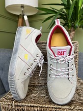 Caterpillar Cat Casual Fabric Canvas Grey Shoes Trainers UK 5 Eu 38 Wide