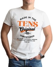 10's Birthday T-Shirt Funny Gift For Him Made In 10s Gift T Shirt Mens Tee