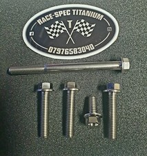 HONDA CR500 1991-2001 TITANIUM WATER PUMP COVER BOLTS  X5