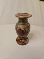 Vintage Onyx Marble Bud Vase