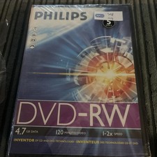 BNIB X10 Blank Philips DVD-RW