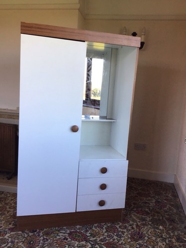Child wardrobe white - wardrobe, &