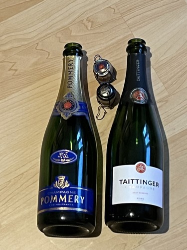 Empty champagne bottle - 2,