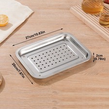 Stainless Steel Serving Plate