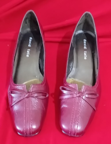 Vintage burgundy leather - burgundy, shoes