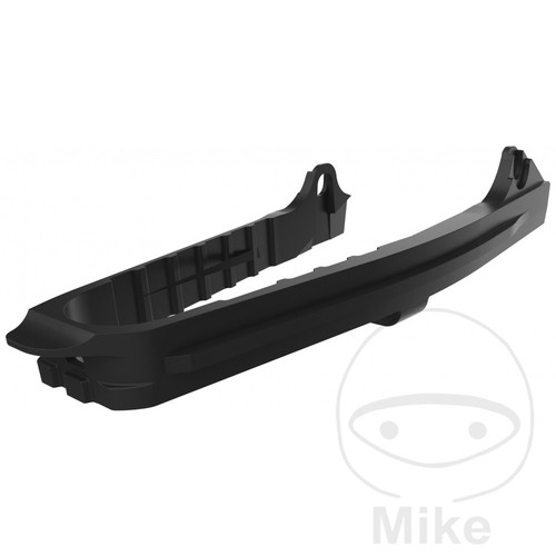 Guide rail swing arm for