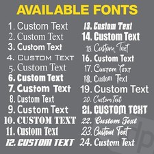 PERSONALISED CUSTOM NAME TEXT