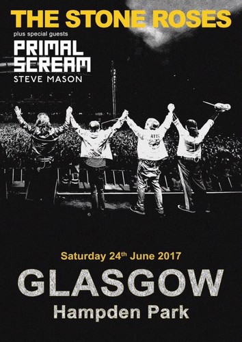 The stone roses glasgow poster - roses,