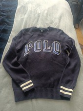Ralph Lauren Polo Boys Navy Jumper Size L (14/16)
