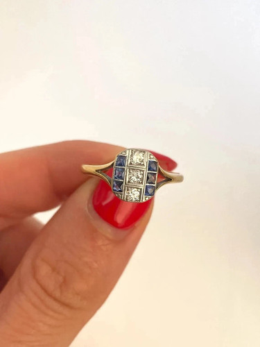 Art deco style round cut - art,